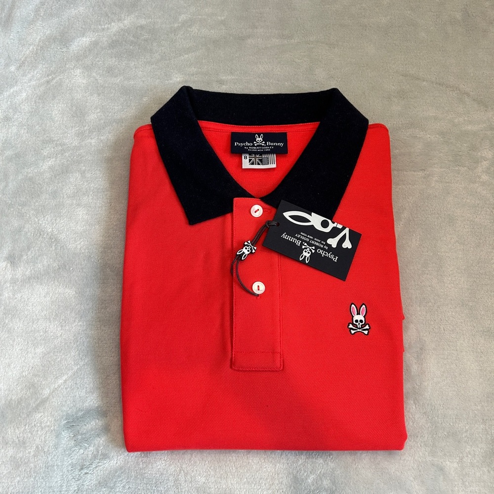 Psycho Bunny Red Polo